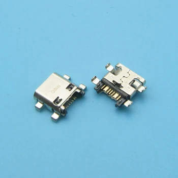 100 kozarcev Novih Mikro USB 7pin Priključek za Polnjenje Mobilnih vrata rep plug Za Samsung I8262 J5 Prime On5 G5700 J7 Prime G6100 G530 G532