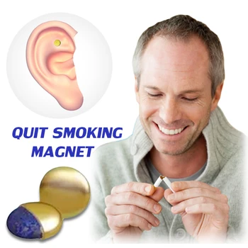10pcs Anti-dim Obliži + 4pcs Prenehati s Kajenjem Magnet Auricular Prenehati Kaditi Obliž Ne Kadilec Cigaret Zdravstvene Terapije A461