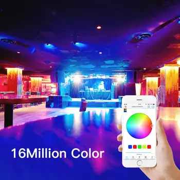16Millions Barve Bluetooth RGB LED Trak 5050 5M-20M Prilagodljiv Trak Svetlobe Pametni Telefon APP Nadzor Glasbe Sinhronizacija IR Daljinski