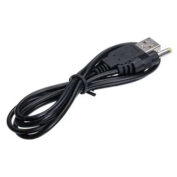 1Pc 1,2 m Čistega Bakra Black 1A 5V USB DC 4.0x1.7mm Napajalni Kabel Polnilnika Čistega Bakra Črno Za Sony PSP 4.0 Univerzalni Vmesnik