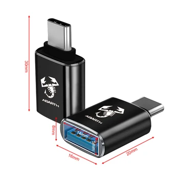1Pcs Baseus USB C OTG Adapter Tip C do USB Adapter Tip-C OTG Kabel Za Peugeot 107 108 206 207 307 308 407 508 2008