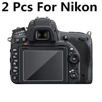 2 KOS 9H cameraTempered Steklo LCD Screen Protector za Nikon D3300 D3400 D3500 D5100 D5300 D5500 D5600 D7100 D7200 D7500 Z6 Z7