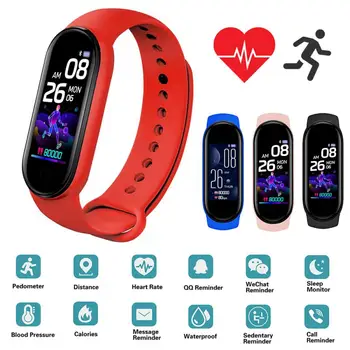 20211016A sijixnebb75usd Smart Pasu, Bluetooth, Fitnes Zapestnica Moški Ženske Tracker Športni Pas Srčnega utripa, števec korakov baile