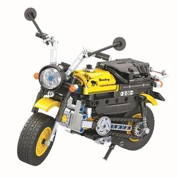 2022 Nove Ustvarjalne Motocikla MOC Čebel Moto Gradnike, motorno kolo, Model Določa Opeke Klasičnih Za Otrok Igrače Darilo Hitrost Prvakov