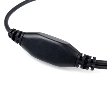 2Pin PG Grlo Mic Prikrito Akustična Cev Slušalke Slušalke za Baofeng UV-5R Black Daljinski Mikrofon S Push-to-Talk Gumb