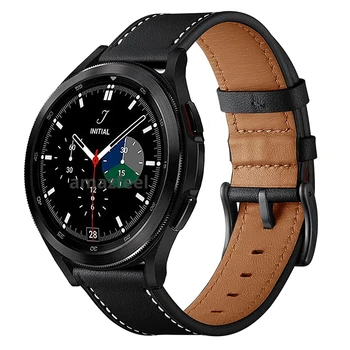 2nahrbtnik Visoke kakovosti Pravega Usnja jermenčki Za Samsung Galaxy Watch 4 40/44/ Classic 42/46mm Zamenjajte Zapestnica Pašček za Zapestje