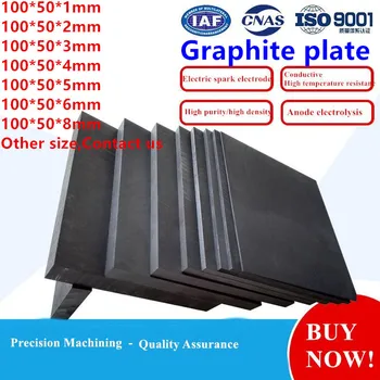 4pcs 66x34x4mm ogljik-grafita stanja čistega grafita ploščo elektroda za elektrolizo tablice se uporabljajo za industrijo uporaba