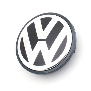 4pcs/Set OEM 63/65 mm Kolo Center Kapa Logotip Hub Kritje Značko Simbol za VW Volkswagen Jetta MK5 Golf, Passat 3B7 601 171