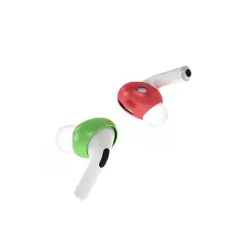 5 Pari Silikonskih Čepkov Kritje Za AirPods Pro Candy Barve Slušalke Zaščitni Rokav Zamenjava Ušesni Geli Brsti blazinic Primeru VROČE