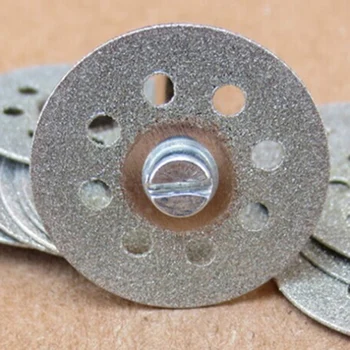 5pcs 22 mm diamond brušenje kolo pribor dremel mini dremel žaga ploščo rotacijski orodje brusni diamantni brusilni disk