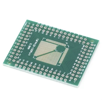 5pcs Fqfp tqfp 32 44 64 80 100 lqfp smd keysets Adapter PCB Board Pretvornik Ploščo 0.5/0,8 mm