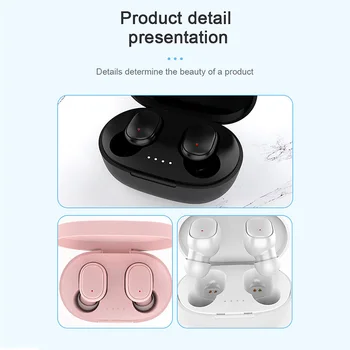 A6S TWS Brezžične Slušalke Bluetooth Slušalke Slušalke HIFI Brezizgubni Zvočni Šport Mini Čepkov za Pametne telefone Xiaomi Redmi