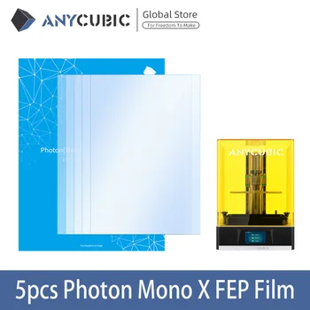 ANYCUBIC 5pcs/Veliko FEP Film Za Foton Mono X UV Smolo 3D Tiskalnik SLA/LCD 260x175mm FEP Listi impresora 3D Tiskalnik za dodatno Opremo