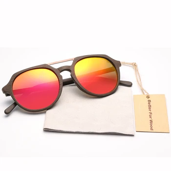 Acetat Lesene Polarizirana sončna Očala UV400 blagovno Znamko Design sončna Očala Za Moške in Ženske