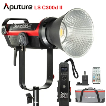 Aputure LS C300d II 300d II LED Video Luč COB Svetlobe 5500K Poletni Studio Photo Light Fotografija Razsvetljavo, Žarnice za SLR Fotoaparat