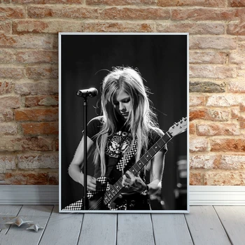 Avril Lavigne Plakat Glasbe Star Pevec Rap Poster Tiskanje Platno, Tisk Domov Dekoracijo Darilo Stensko Slikarstvo, Brez Okvirja