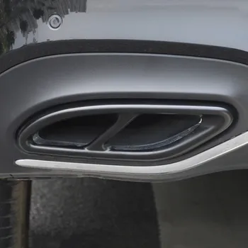 Avto Rep Grlo Izpušne Cevi Okvirja Dekoracijo Nalepke Trim Za Mercedes Benz Razreda A180 200 2019-21 Zunanjost Auto Dodatki