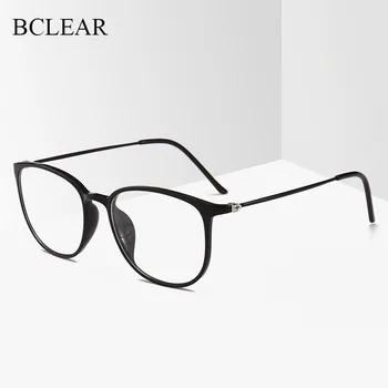 BCLEAR Novih Ultra-light TR90 Unisex Eyeglass Moda Slim Retro Moški Ženske Optični Okvir Spektakel 2212 Recept za Očala Hot