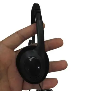 Bluelans Žično Head-mounted Slušalke Poslovni Subjekt Universal z Mic Plastičnih 3,5 mm Nad-ušesne Stereo Slušalke