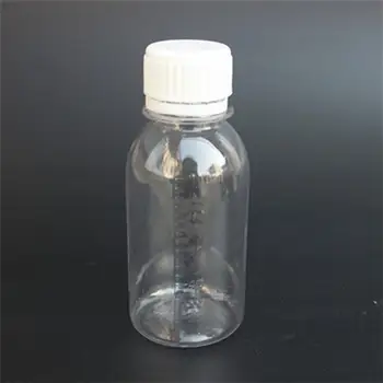 Brezplačna dostava 50/60/100 ml Anti-theft pokrov prozoren PET plastenka debelo vzorec steklenico pečat tekoče subpackage steklenico