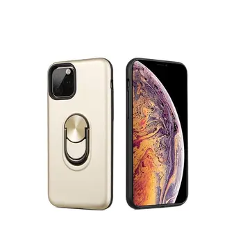Colorplus Najnovejši Polno Kritje Tekoče Silikona Primeru Telefon Za iPhone X XR XS Mehko Zaščitno Magnetno Primeru Obroč Stojalo