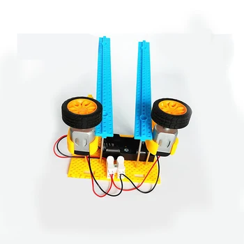 DIY Majhno Žogo Lansirne Material, Set Električni Model Zbiranja Igrač Izobraževalne Smešno Otroci Otrok Obrti Igrača Darilo