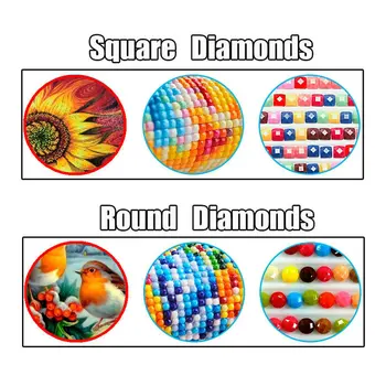 Diamond barvanje barva ribe vzorec poln kvadrat & krog 5D DIY diamond navzkrižno šiv mozaik doma dekoracijo