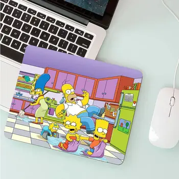 Disney Simpsons, Anti-Slip Trpežna Silikonska Computermats Gume PC Računalnik Gaming mouse pad
