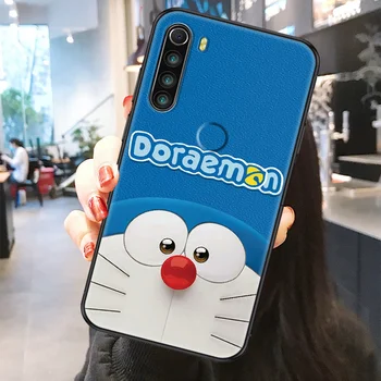 Doraemon srčkan risanka primeru Telefon Za Xiaomi Redmi Opomba 7 7A 8 8T 9 9A 9, 10 K30 Pro Ultra black luxury nazaj umetnosti funda slikarstvo
