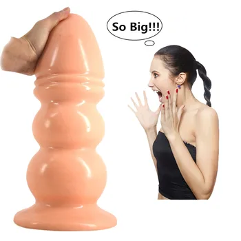 FAAK Največji analni čep ogromen dildo velik velikan butt plug sex igrače erotična izdelkov pari, ki se spogleduje masturbacija vagina spodbujanje