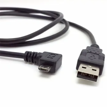 Gor in Dol & Levo & Desno pod Kotom Kabel za 90 Stopinj USB, Micro USB Moški na USB moški Podatkov Zaračuna priključek 25 cm-500cm za TabletCable