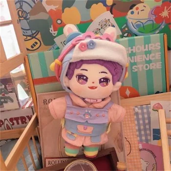 Idol star 20 cm, pliš lutka Wang Linkai plišastih lutka za celotno telo, lutka čistega bombaža golih baby