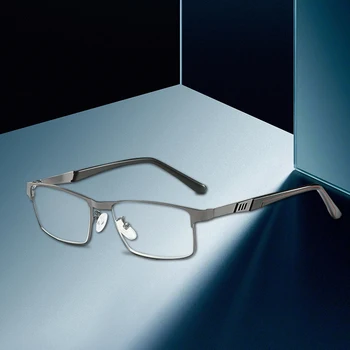 Iz nerjavečega Jekla, Moške Poslovne Obravnavi Očala za Bralnik Mens Presbyopia Optična Očala +1.0 1.5 2.0 2.5 3.0 3.5 4.0