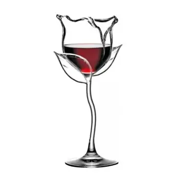 Kelih rdeče Vino Vino Cocktail Očala, 100 ml Rose Cvet Obliko Kozarec Vina za Stranke Barware Drinkware
