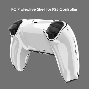 Kožo Pregledna, Jasno PC Pokrov Za PS5 DualSense Gamepad Ultra Slim Zaščitnik Primeru za PlayStation 5 Krmilnik Dodatki