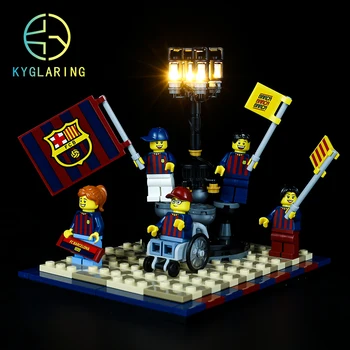 Kyglaring Led Osvetlitev Nastavite DIY Igrače Za 40485 FC Barcelona Praznovanje (Niso Vključene Gradnike)