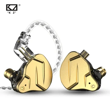 Kz Zsn Pro V Uho Slušalke 1ba+1dd Hibridne Tehnologije, Hifi Bas Kovinskih Čepkov Slušalke Šport Hrupa Bluetooth Kabel Za ZSX ZAX