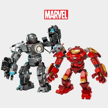 Marvel Avengers, Iron Man, Železa Monger MK1 Oklep Hulkbuster Junaki Mecha Ironman Stark 76190 76164 Model Gradnik Opeke Igrača