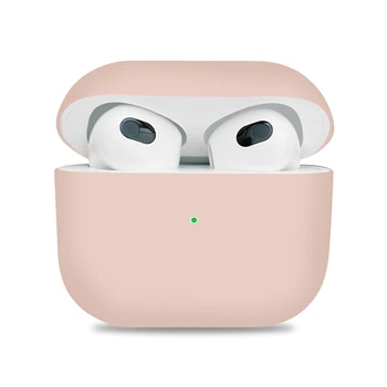 Mehki Silikonski Primerih Za Apple Airpods 3 Brezžične Slušalke Kritje Za airpods 4 Candy barve, Ultra-tanek Zaščitni ovitek
