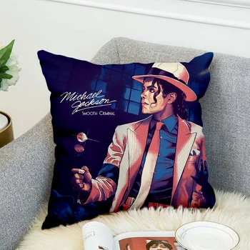 Michael Jackson Vzglavnik Poliester Dekorativni Pillowcases Vrgel Blazino Kritje slog-7