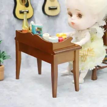 Mini Desk Lutka DIY Otroke Mini Lesa, Desk Lutka Igrača Ustvarjalno Dekoracijo Desk Lutka