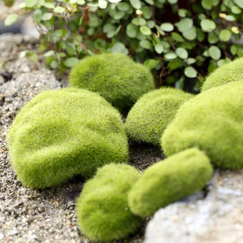 Miniaturni Fotograranje Fotograranje Ozadju Okras Simulacije Moss False Zeleni Kamen, Skala, Lišaji za Foto Studio Dodatki