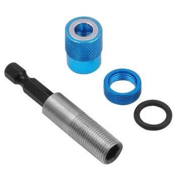 Modra Hex 1/4 Kolenom Električni Vrtalnik Magnetni Izvijač Bit Držalo 60 mm Nerjavno Jeklo magnetizem omejitev nastavljiv podaljšek bar