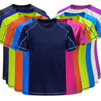 Moške Pohodniške Majice Plezalni Kamp Quick Dry T-Shirt Športih na Prostem Tees Izvaja Ribolov Treking Lovska Oblačila