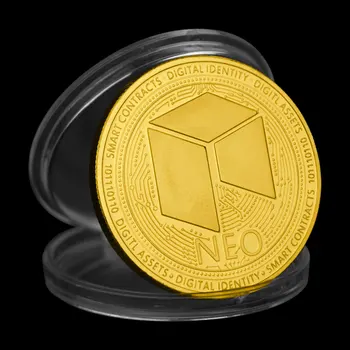 NEO Crypto Kovanec pozlačeni Fizično Cryptocurrency Spominke in Darila Dom Okraski Priložnostni Kovanec