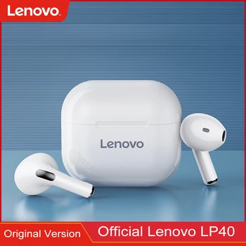 Original Lenovo LP40 Slušalke Bluetooth Brezžične Slušalke Z 300mAh Baterije Slušalke Bluetooth Igralec Nizke Latence