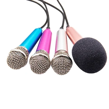 Prenosni Ročni Audio Mikrofon 3,5 mm Stereo Studio Mic KTV Karaoke peti Mini Mikrofonom Za Pametni Telefon, Prenosni RAČUNALNIK Desktop