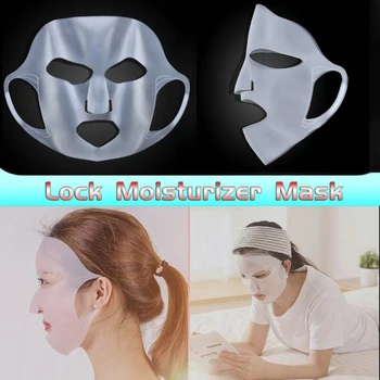 Resuable Silikona Maska Proti Gubam, Učvrstitev Dvižno Uho Omejeno Anti-off Vlažilne Preprečuje Izhlapevanje za Nego Kože