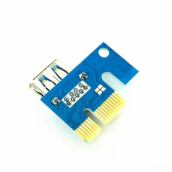 Riser Card PCI-E 1X, da 16X Grafike Podaljšek Rudarstvo Podaljšana Linija USB 3.0 PCI Express Kartica za BTC Rudarstvo Dropshipping