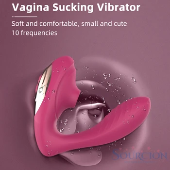 SC 10 Načini Klitorisa Sesanju Vibrator za G Spot Klitoris Bedak Klitoris Stimulator Pari Dildo Sex Igrače Shop Ženske za Ženske Odrasle